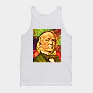 Horace Greeley Snow Portrait | Horace Greeley Artwork 9 Tank Top